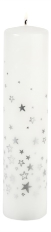 Medusa Starlight lys med sølvstjerner - Fransenhome